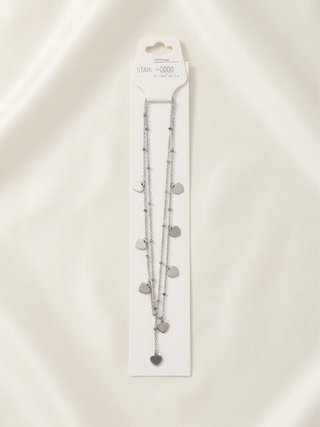 Collana con cuori pendenti