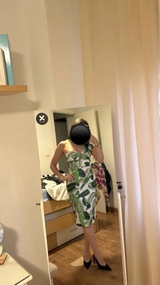 Vestido de fiesta verde