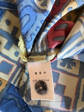 Camisa Vintage Estampada Talla M