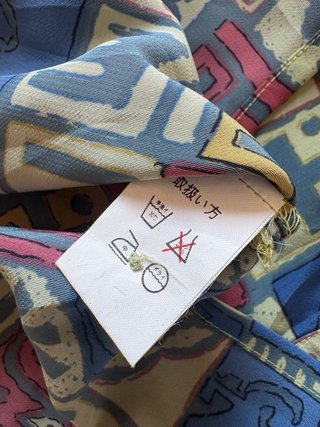 Camisa Vintage Estampada Talla M
