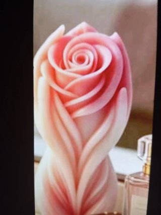 Molde de Silicona para Vela con Forma de Rosa