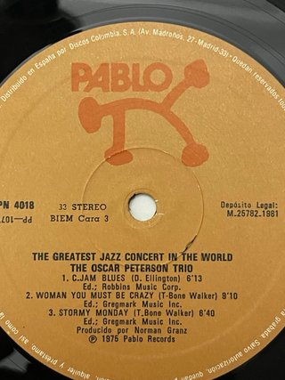 Scatola 4 LP The Greatest Jazz Concert in the World