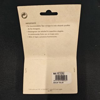Tope de puerta adhesivo blanco El Corte Inglés