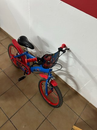 Bicicleta Infantil 16 Pulgadas Spiderman