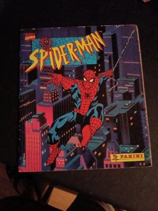 Álbum Spiderman Panini,166 Cromos + Póster año1995