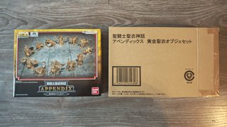 Saint Seiya Myth Cloth Appendix Gold Object Set