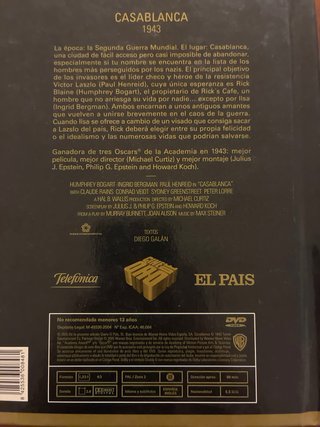 DVD Casablanca - Colección Cine de Oro