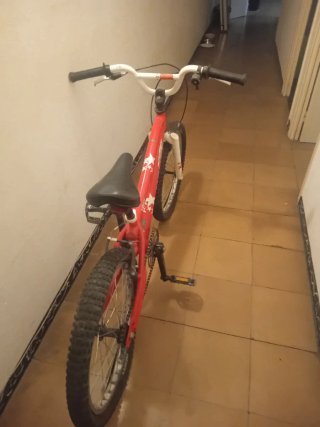 Bicicleta BMX Monty Junior Roja