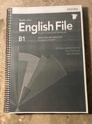 Libro para aprender B1 de inglés Oxford