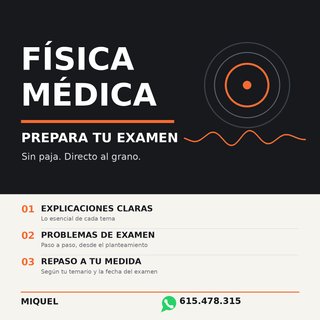 Clases de Física Médica URV
