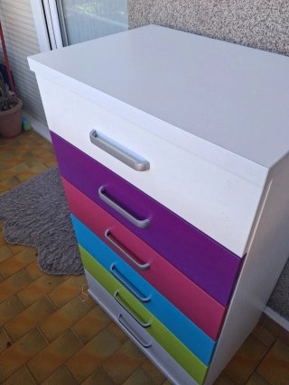 Cassettone per bambini con 6 cassetti