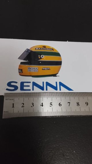 Pegatinas Casco Ayrton Senna