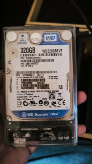 Disco duro WD Scorpio Blue 320 GB
