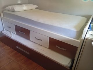Cama nido con 4 cajones