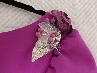 Vestido de fiesta "Manu García", color morado