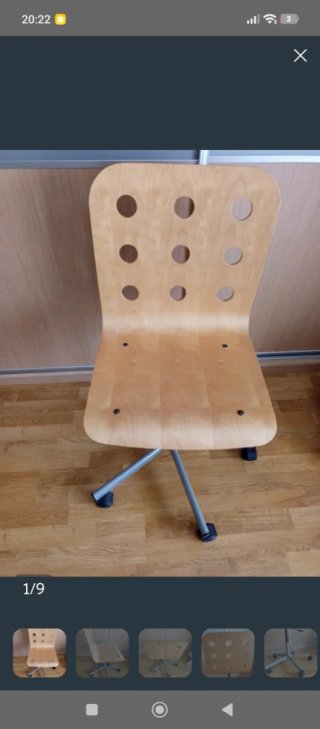 Conjunto Escritorio, estantería y silla