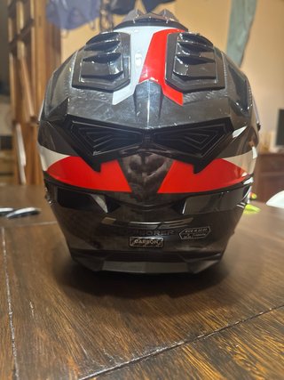 Casco LS2 Explorer Carbon con Cardo