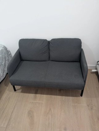 Sofá Ikea 2 plazas gris
