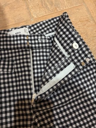 Pantalones Mango cuadros