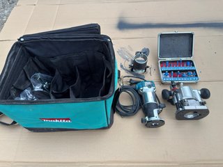 Fresadora Makita RT0700C - Juego Completo Nuevo