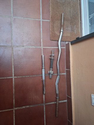 Barra Z y 2 Mancuernas