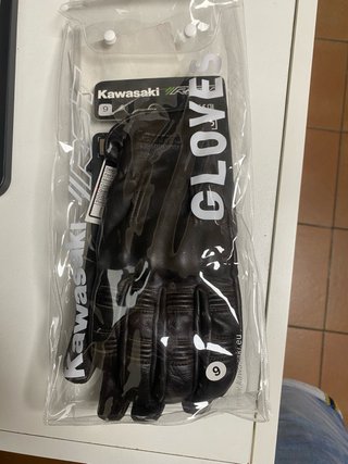 Guantes de Piel Kawasaki