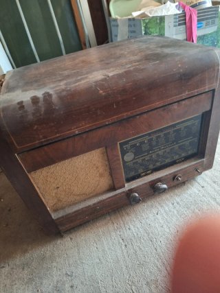 Radio Tocadiscos Antigua de Madera