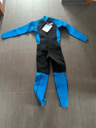 Traje de Neopreno Azul y Negro. Talla M