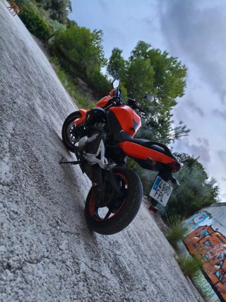 Kawasaki ER6-n NAKED Naranja/Negra