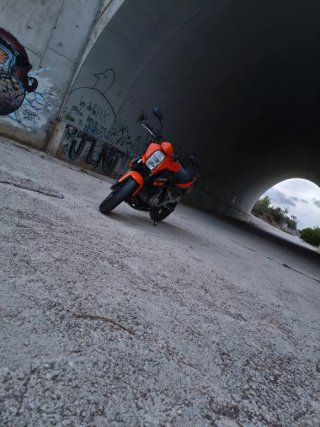 Kawasaki ER6-n NAKED Naranja/Negra