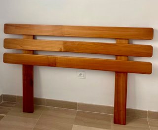 Cabecero Roble Macizo Francés + Mesas