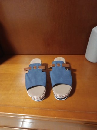Sandalias de Plataforma Azules