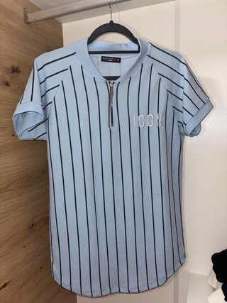 Camiseta ICON Rayas Azul Talla M