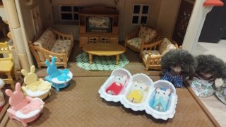 Casa Sylvanian Families con accesorios