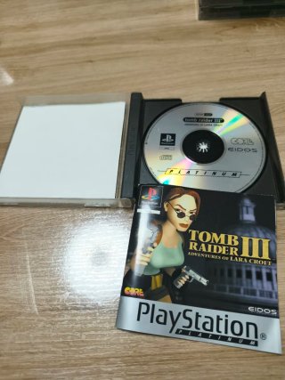 Tomb Raider III Platinum PS1 PAL