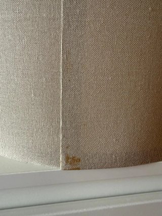 Lámpara colgante Ikea tela beige