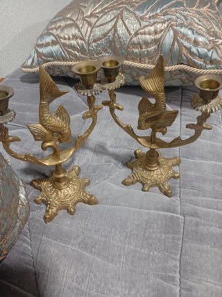 Lote 2 Jarrones Antiguos Decorativos