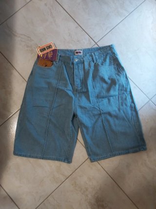 Pantaloncini Jeans Denim Genes Azzurri
