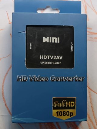 Convertidor RCA (Av) a HD 1080p