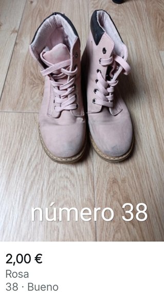 Calzado numero 38 mujer
