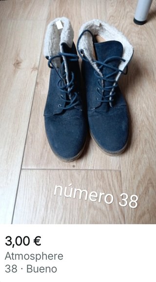 Calzado numero 38 mujer