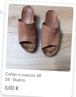 Calzado numero 38 mujer