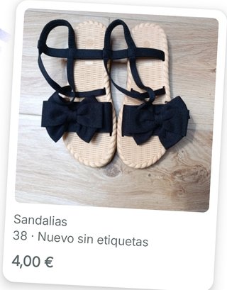Calzado numero 38 mujer