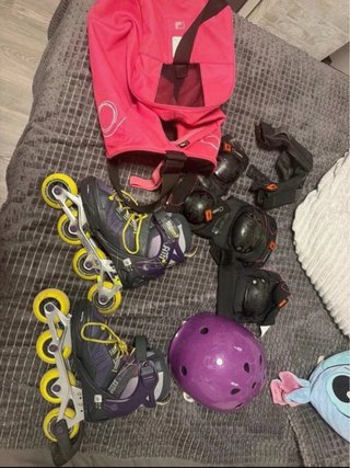 Pattini a rotelle Taglia 35-38 + Pacco Completo
