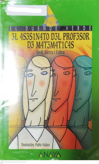 Libro El asesinato del profesor de matemáticas