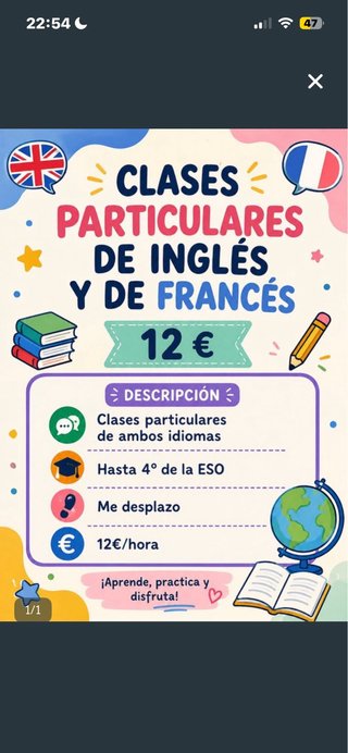 CLASES DE INGLÉS