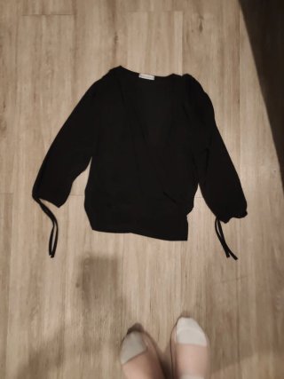Blusa Negra de Vestir