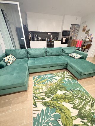 Sofá Rinconera Grande Verde M.monde