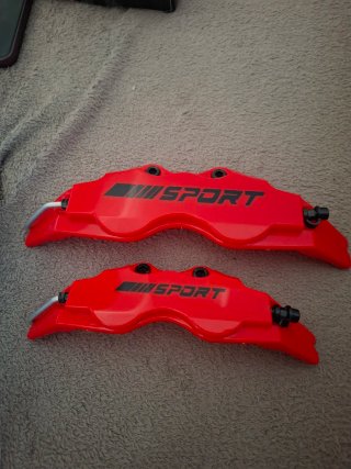 Pinzas Freno Coche SPORT Rojas
