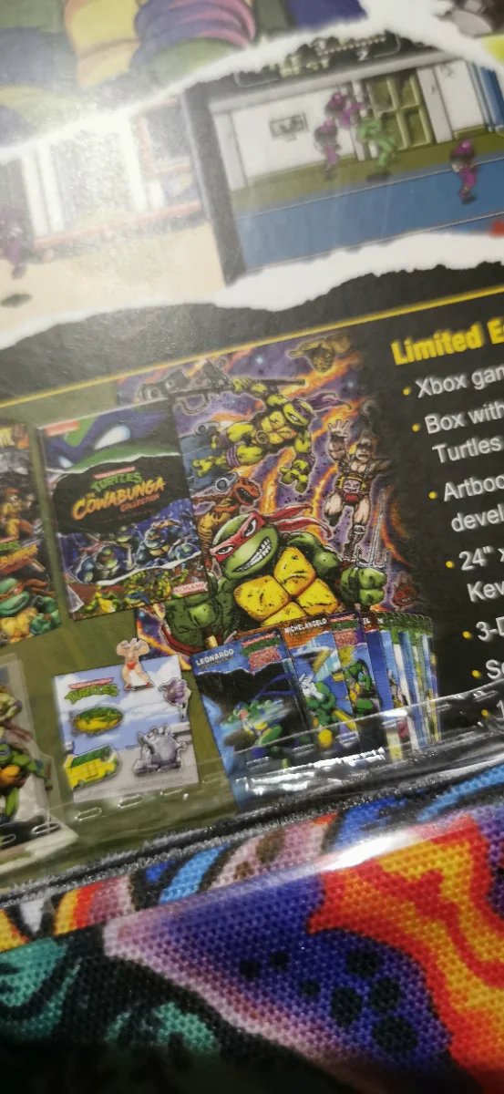 Póster de tela de Turtles Cowabunga Collection